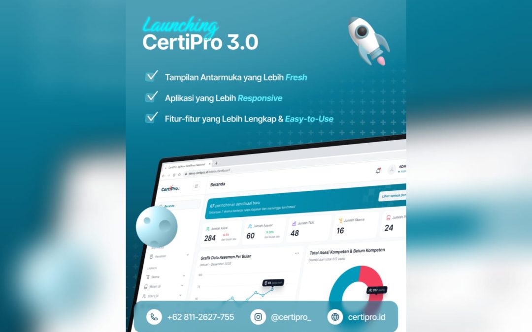CertiPro 3.0 Resmi Diluncurkan 15 Maret 2026: Tampilan Lebih Fresh, Responsif, dan Fitur Lebih Lengkap